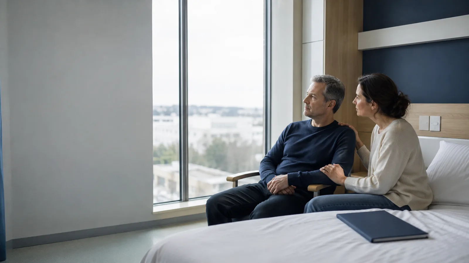 Patient dans un environnement hospitalier